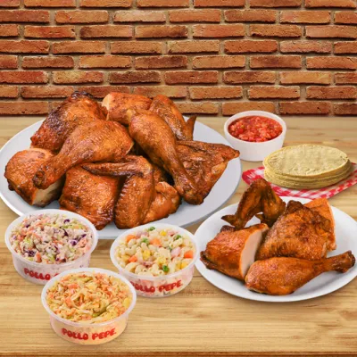 Paquete Familiar 12 Pz + 5 Gratis - Pollo Pepe