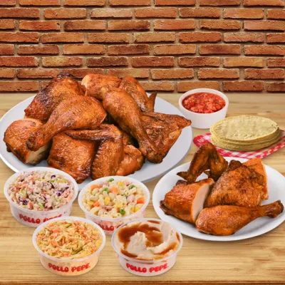 Paquete Familiar 15 Pz + 5 Gratis - Pollo Pepe