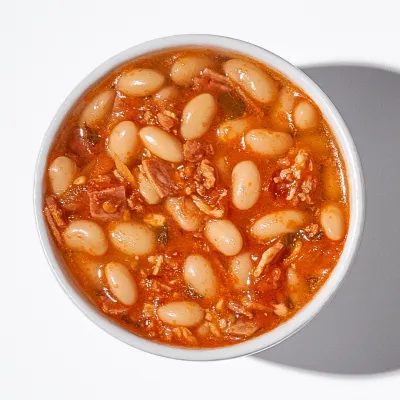 Frijoles charros - Pollo Pepe